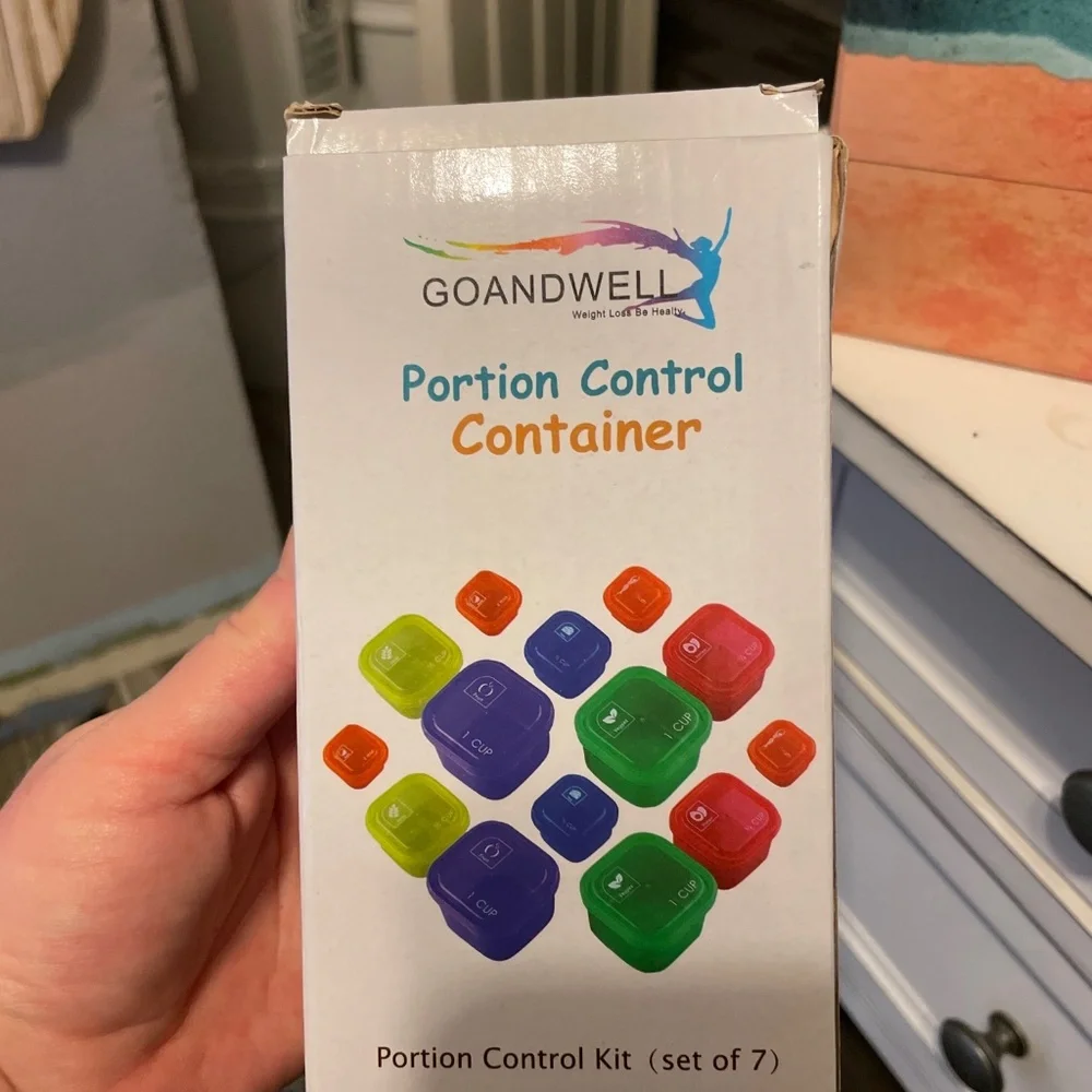 Portion Control Food Containers NIB - Picture 1 of 6